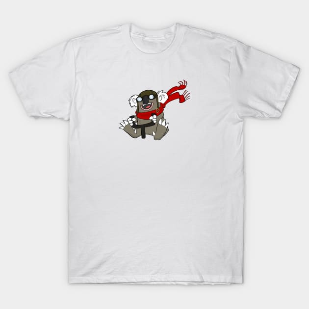 Koala Pilot T-Shirt by noodworth